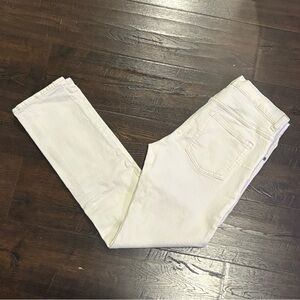 Gymboree Girls Off-White Straight Jeans